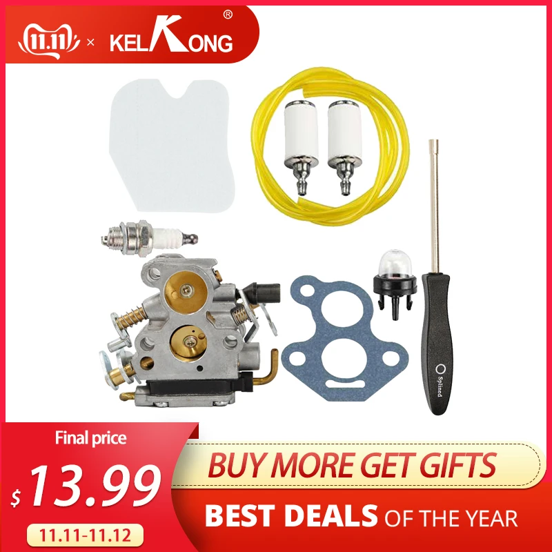 KELKONG carburador 235 para Husqvarna 235E, 236, 240, 574719402, 545072601, filtro, herramienta de junta de bujía, 21 - AliExpress
