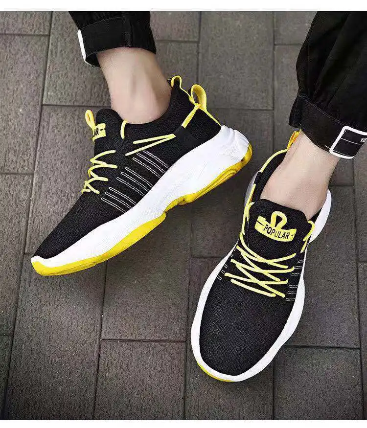 

2019 Autumn & Winter dan mian Celebrity Style MEN'S Casual Shoes Versitile Fashion Thick Bottomed MEN'S SHOES Sports Running Sho