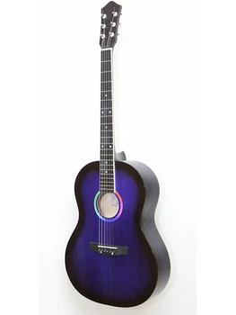 

M-213-bl acoustic guitar, blue, AMISTAR