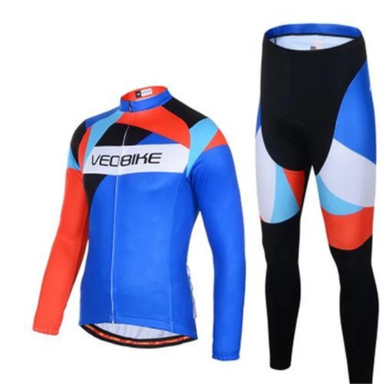 H188 Deep blue Велосипедный спорт 3D мягкий спортивная одежда с длинными рукавами на осень, велосипедные наборы для мужчин Топ и штаны шорты для женщин дышащая горный велосипед одежда Велосипедная форма - Цвет: H188 Deep blue