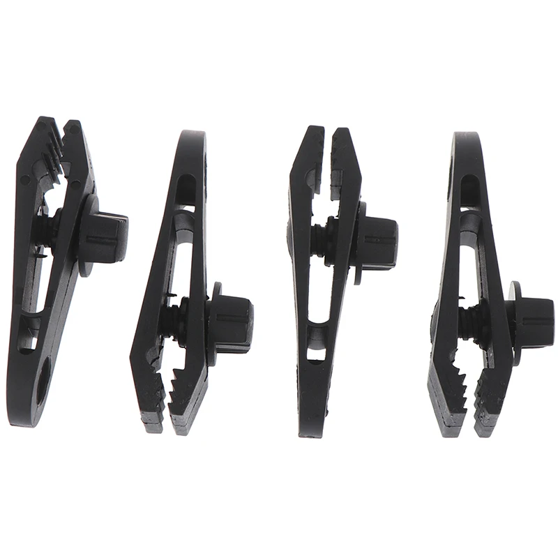4pcs Tents Wind Rope Clamp Awnings Outdoor Camping Plastic Clip Tents Accessories