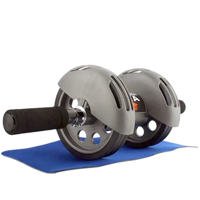 US $17.02 Non Slip Exercise Pushup Abdominal Wheel Body Building Fitness Equipment Silent Gym Rubber Training