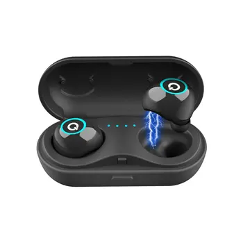 

Q18S Touch Control True Stereo Headset IPX7 Waterproof Earphone In-ear Earbuds Noise Reduction Wireless Headphone