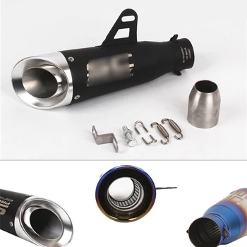 

ninja 300 Motorcycle accessories 51mm motocross exhaust sc racingproject Carbon fiber exhaust for k1200lt f850gs cb400 r850r