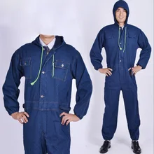 Рабочая одежда мужская форма с длинными рукавами комбинезоны Защитная черная ткань для работника ремонтник машина Авто Ремонт Сварка DYF089