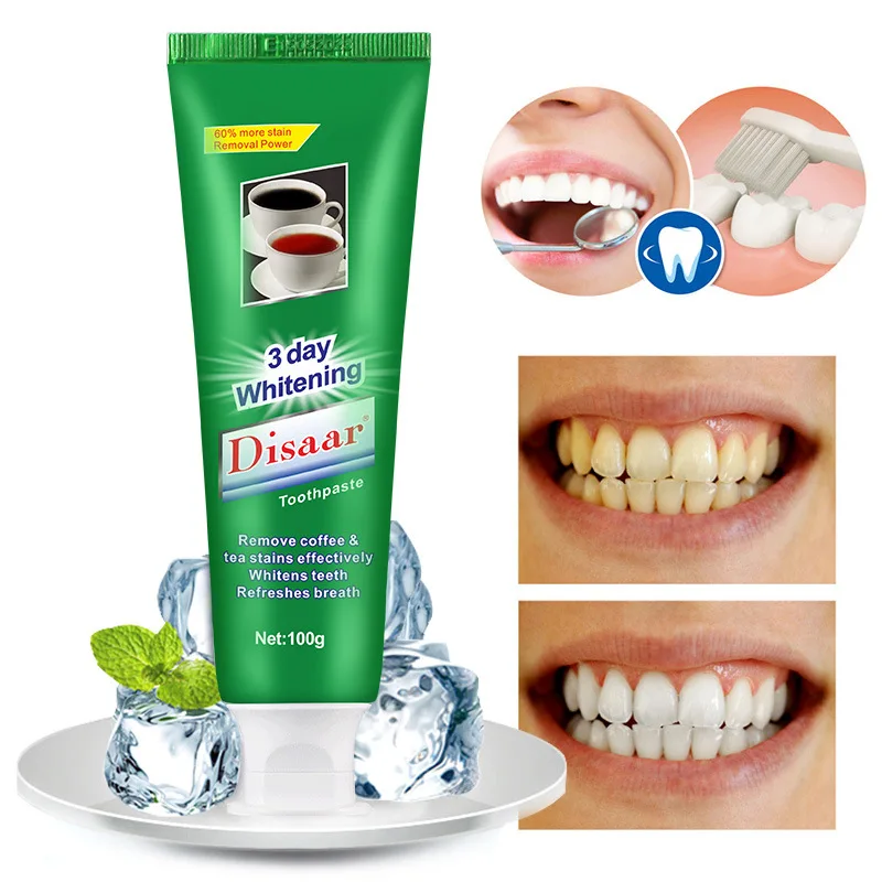

Disaar Mint Toothpaste Oral Care Fresh Breath Tea Stain Coffee Stain Toothpaste