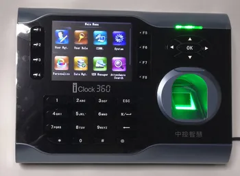 

8000 Fingerprints High-Speed 3.5 Inch TFT Fingerprint Time Attendance Terminal TCP/IP Fingerprint Time Clock ZK Iclock360
