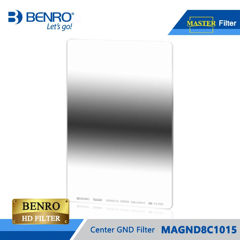

BENRO MAGND8C1015 Center GND Filter Master 100mm Filters Square HD Glass WMC ULCA Coating Filters DHL Free Shipping
