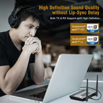 

Bluetooth 5.0 Remote Transmitter Receiver HD High Sound Quality Wireless Audio Adapter Home Theater Essential Spare Parts