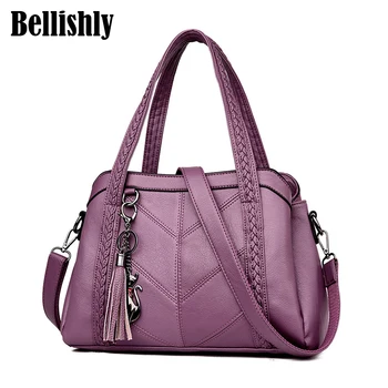 

Bellishly Crossbody Bags For Women Guci Vintage Pendant Bolso Mujer Women's Shoulder Bag Small Femal Famous Brand Ladies Handbag