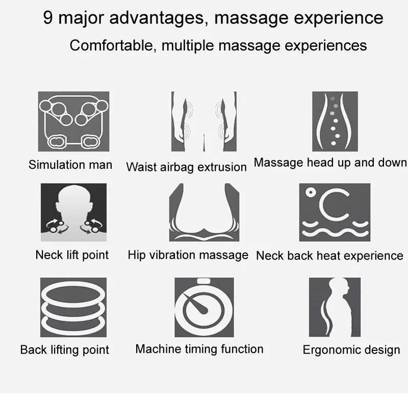 Shoulder Cervical Massager Neck Waist Back Multifunction Bodys Kneading Household Cushion Upholstery