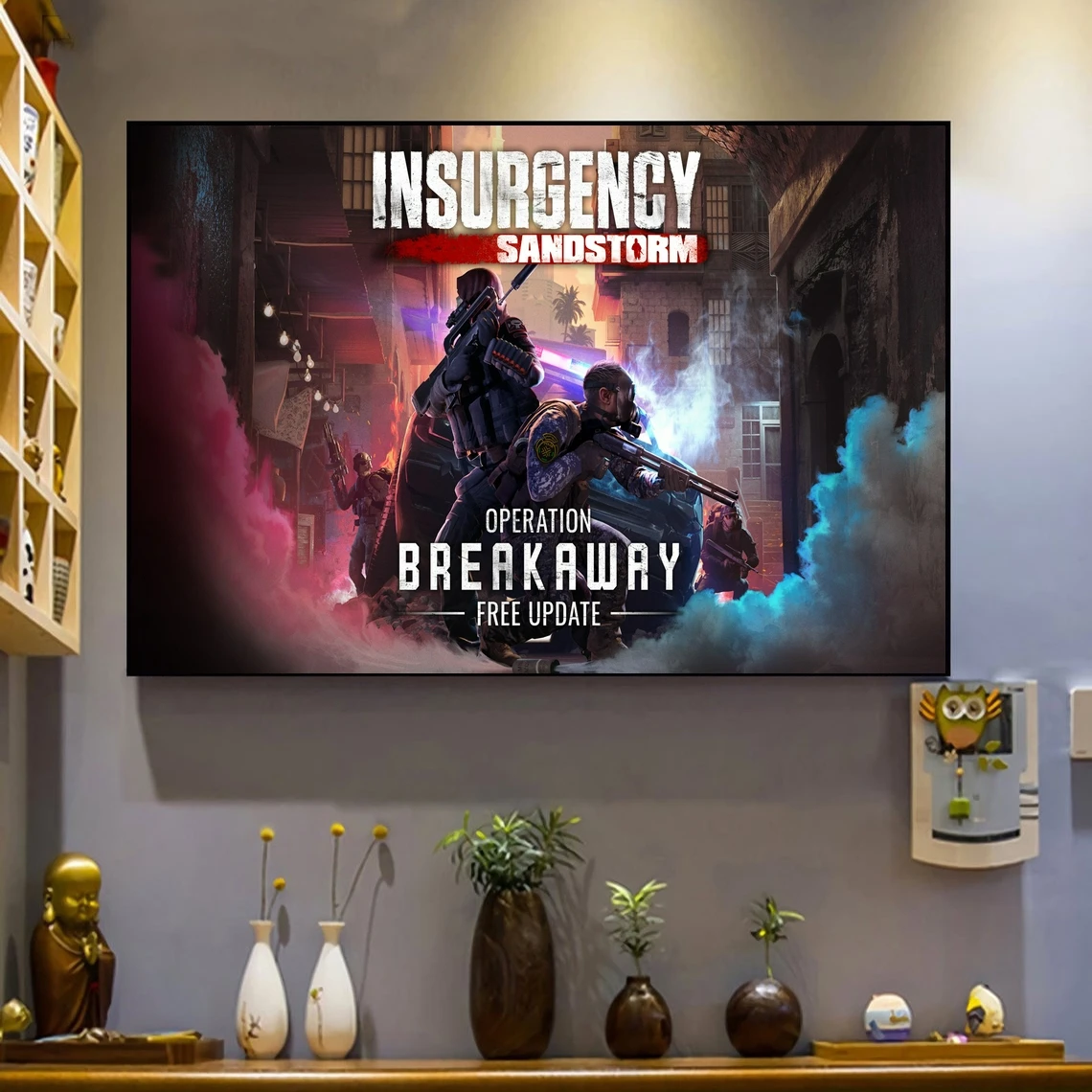 Assicurazione Sandstorm Game Cover Poster Wall Art Canvas Painting Camera Da Letto Soggiorno Decorazione Domestica (Senza Cornice)