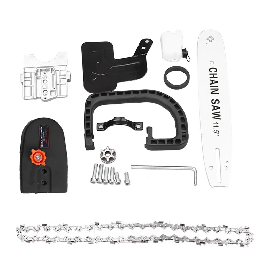 Drillpro обновленные детали электрической пилы 11,5 дюйма M10/M14/M16 кронштейн бензопилы изменен 100 125 150 Угловая шлифовальная машина в цепную пилу