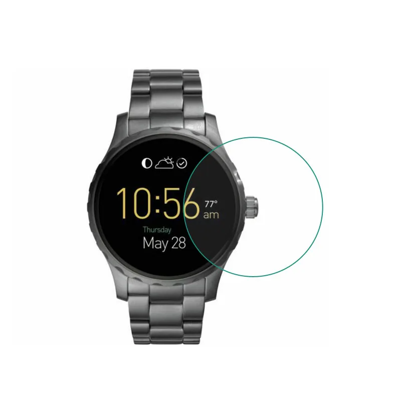 

Tempered Glass Protective Film Ultra Clear Guard For Fossil Q Marshal Gen 2 Generation Watch Smartwatch Screen Protector Cover