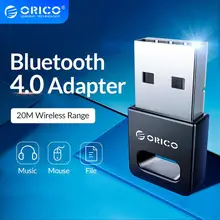 ORICO bezprzewodowy Adapter USB z Bluetooth 4.0 wtyczka Bluetooth odbiornik Audio Adapter nadajnik Bluetooth do komputera głośnik do komputera
