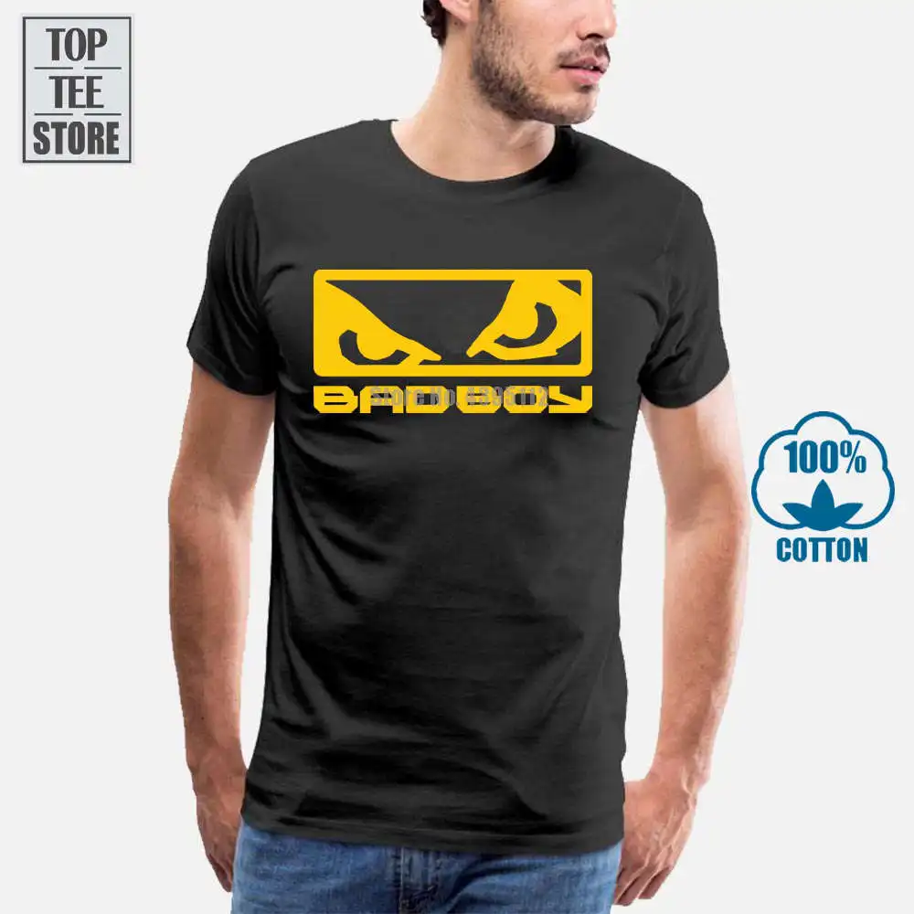 Дизайнерская стильная новая модная белая мужская футболка с принтом Bad Boy Badboy для