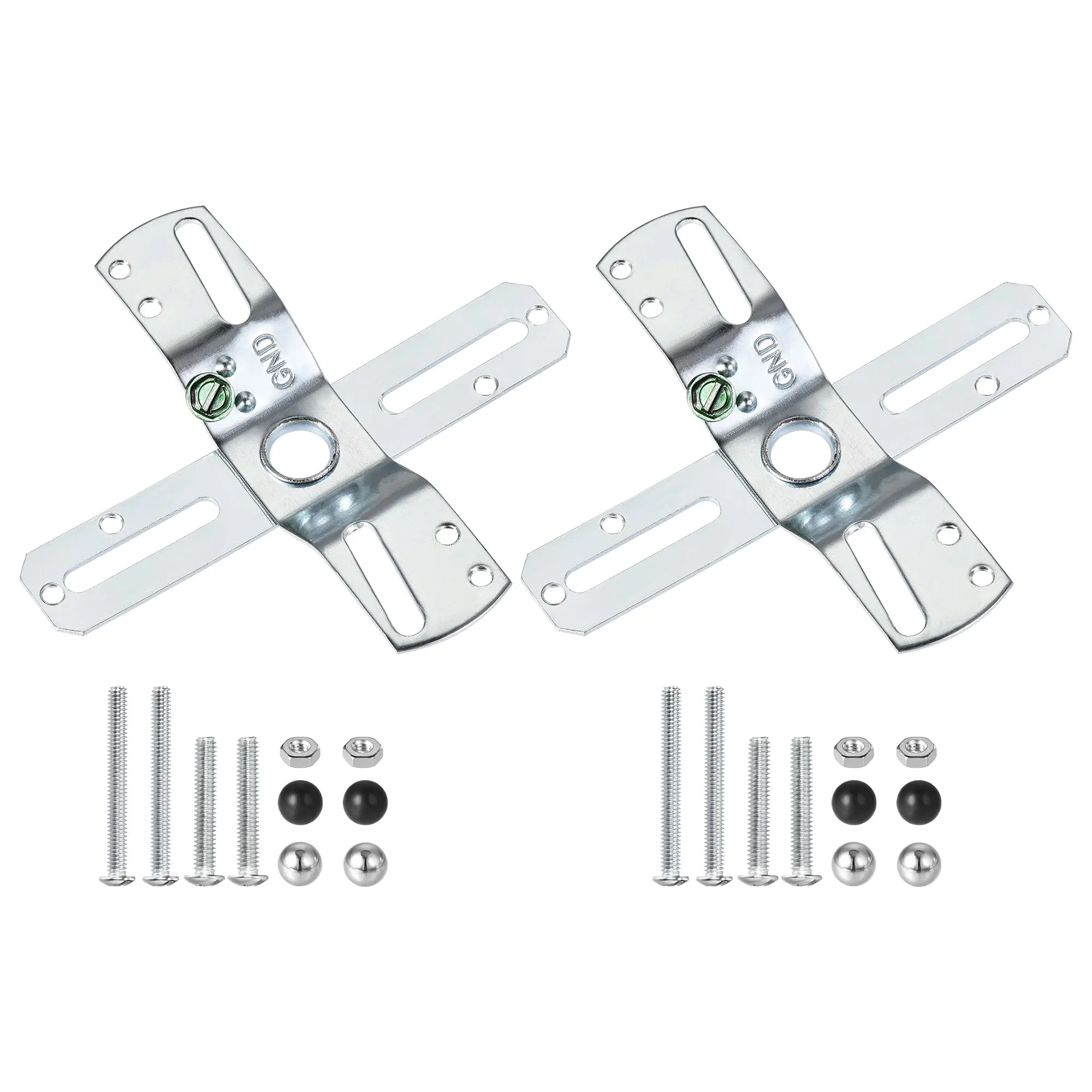 

2pcs Light Crossbar Kit 4Inch Cross-Shaped Mounting Bracket Universal Lighting Fixture with Screws and Nuts for Chandelier Light