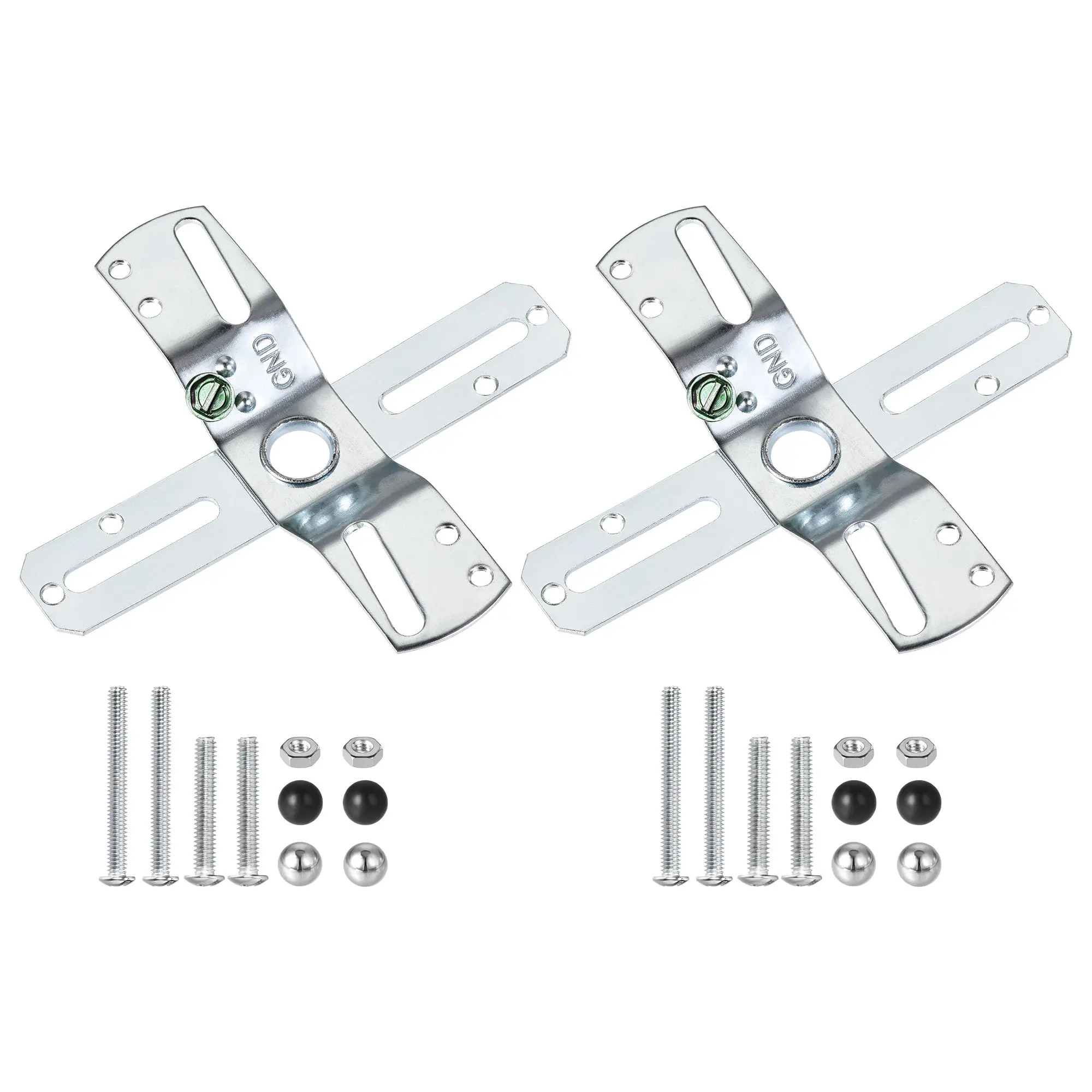 Light Crossbar Kit 2pcs 4Inch Cross-Shaped Mounting Bracket Universal Lighting Fixture with Screws and Nuts for Chandelier Light