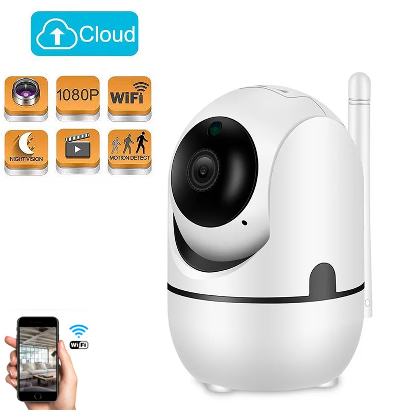 

1080P New Home Security IP Camera Wireless Smart WiFi Indoor Camera Audio Record Surveillance Baby Monitor HD Mini CCTV Camera