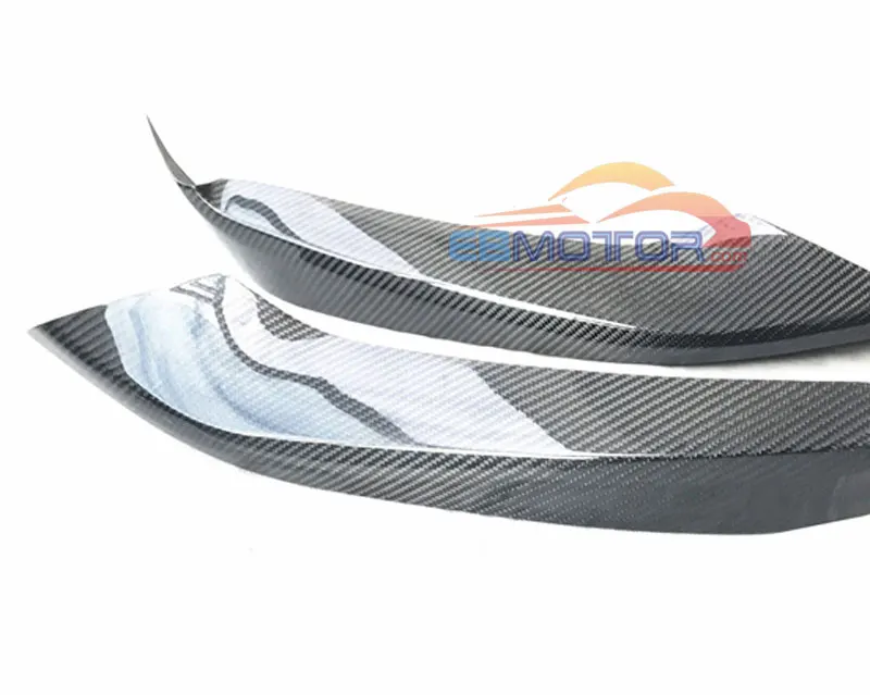 P Стиль Настоящее углеродное волокно передний спойлер 1 пара для BMW 5 series G30 2017UP