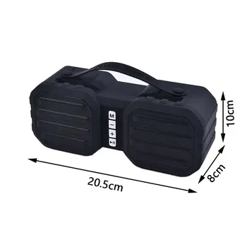 

X8 Wireless Bluetooth Speaker Portable HiFi Multi-Function Soundbox TWS Stereo Sound Support TF/U Disk/AUX IN/Phone Bracket/FM R