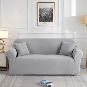 

Plaids Fleece Fabric Universal Sofa Cover For Living Room Stretch Sectional Corner Sofa Covers On The Sofa Home Decor
