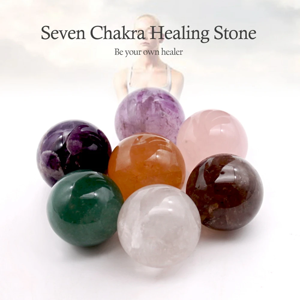 

Natural Quartz Crystal Ball Aeven Atar Array Crystal Ball Reiki Meditation Crystal Decorated Chakra healing Energy Crystal Set