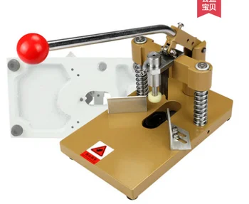 

Manual Corner Rounder Machine Stack Paper Corner Cutter with 2 dies R6 and R10