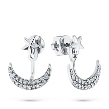 

White Gold pouches with diamonds