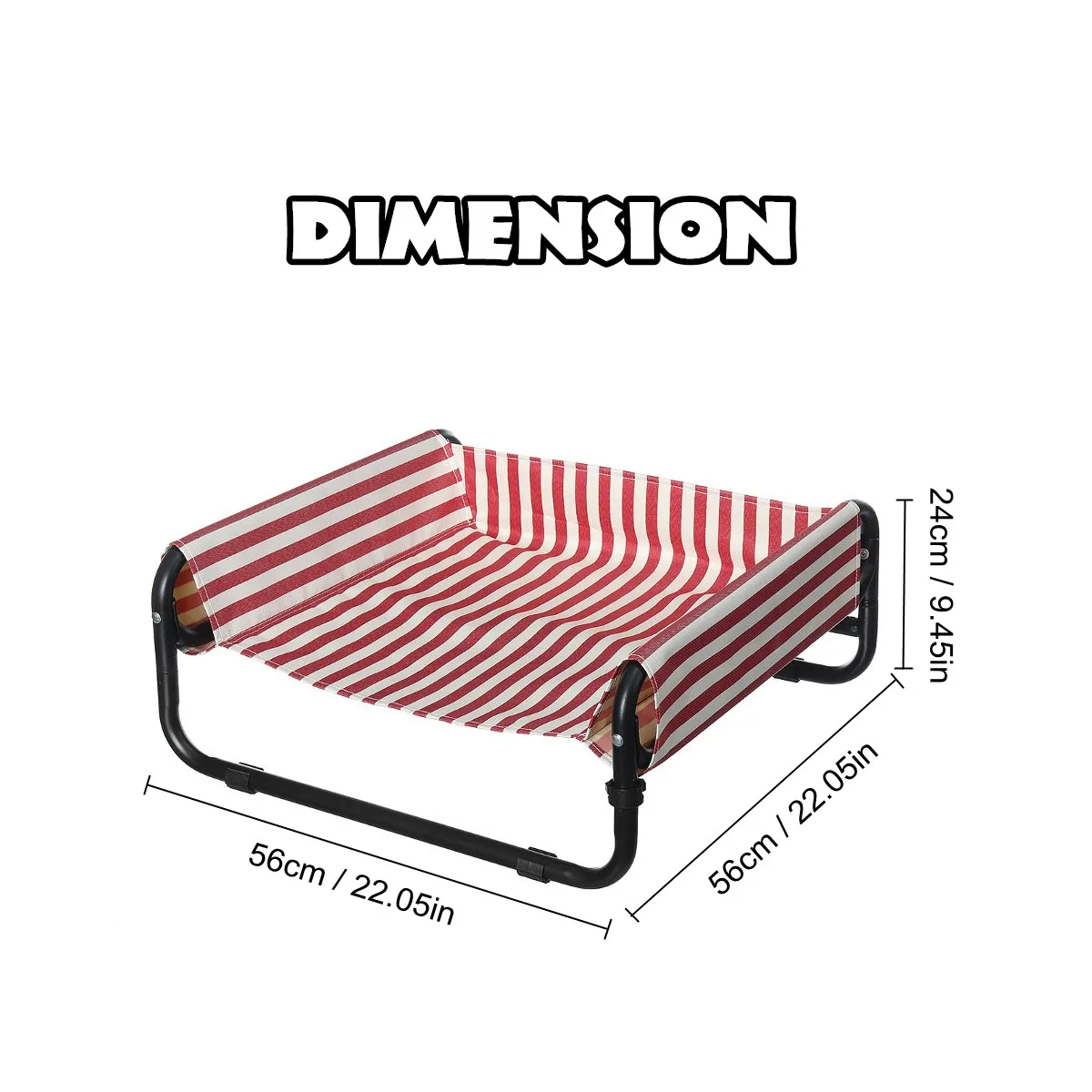 

Hot New Folding Oxford Cloth Pet Bed Removable Winter Large Dog Kennel Sofa Steel Camping Bed Indoor Outdoor Portable Pet Sleepi