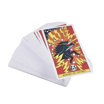 

78pcs English Version Tarot Cards Deck Playing Game Board Family Party Table Game Multiplayer Game Cards High Quality Tarot Card
