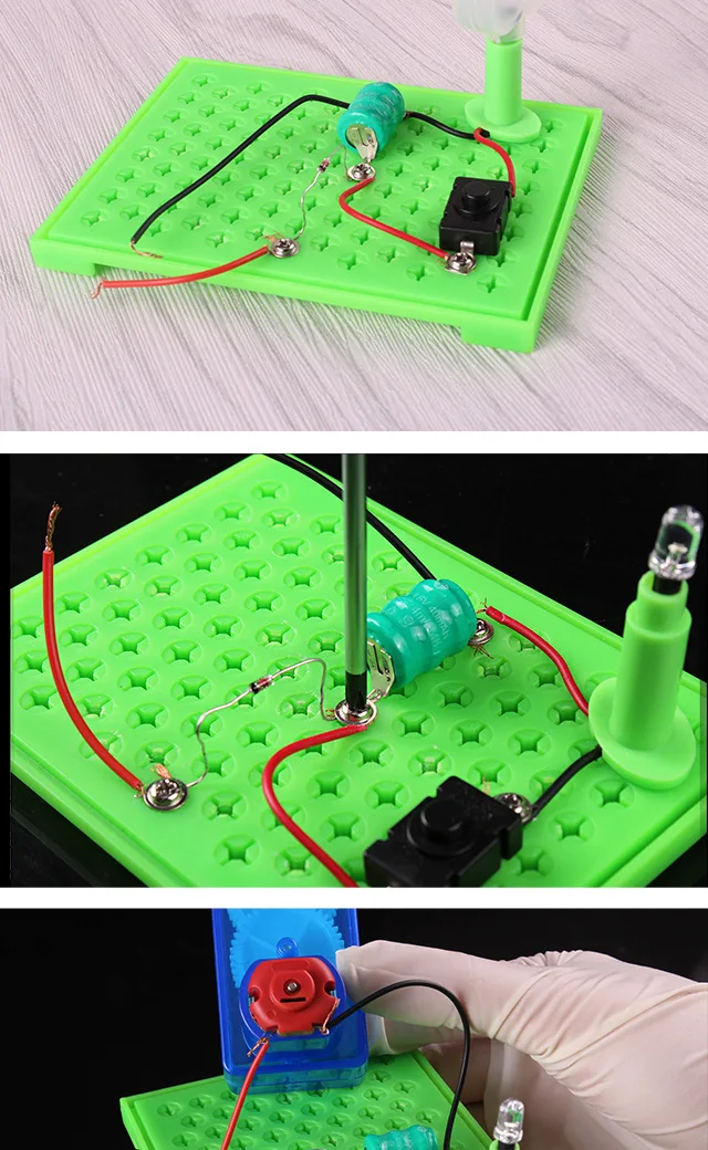 Ручной Генератор набор для детей DIY Модель Физика Эксперимент учебные материалы наборы