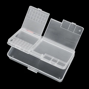

Multi-function Double-layer Mobile Phone Repair Parts Storage Box Component Case Screw Holder For IC Smartphone Screen Mainboard
