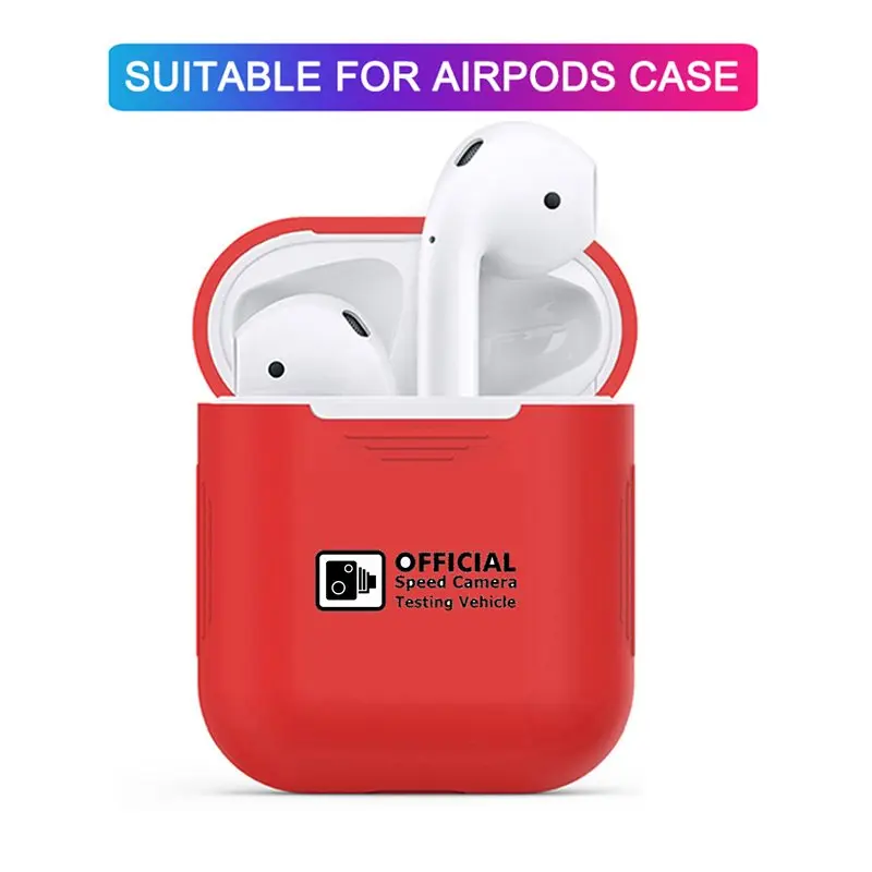 For Apple Airpods Case Accessories Bluetooth Silicone Earphone Cases Headphones Cover OFFICIAL Speed Camera Testing Vehicle JDM |