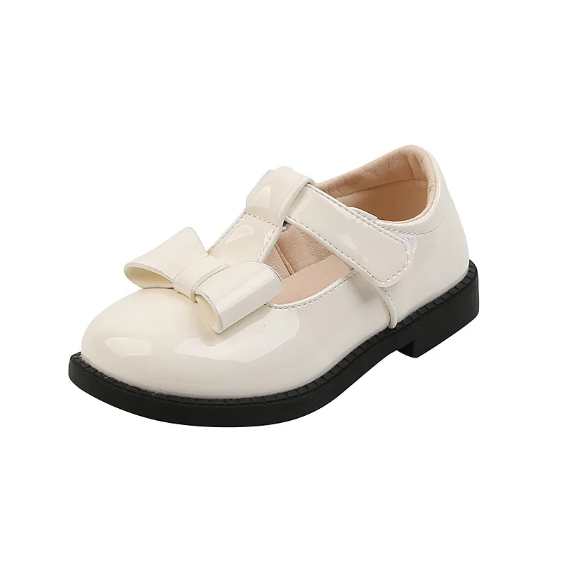 

Fashion Summer Spring New children's Black White high-heeled shoes big Girls performance dance performance single shoes girls
