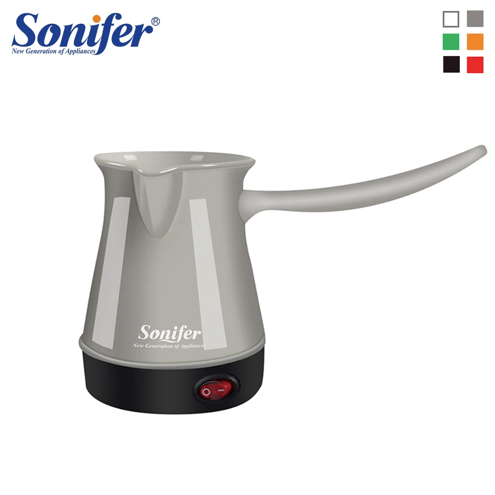 Colorful Mini Coffee Machine Turkey Coffee Maker Portable Electrical Coffee Pot Boiled Milk Coffee Kettle for Gift 220V Sonifer Colorful Mini Coffee Machine Turkey Coffee Maker Portable Electrical Coffee Pot Boiled Milk Coffee Kettle for Gift 220V Sonifer