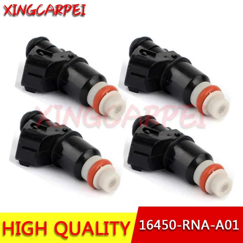 4 шт. 16450-RNA-A01 16450RNAA01 Топливная форсунка для Honda 2006-2011 Civic Fit 2009-2013 1.8L автозапчасти |