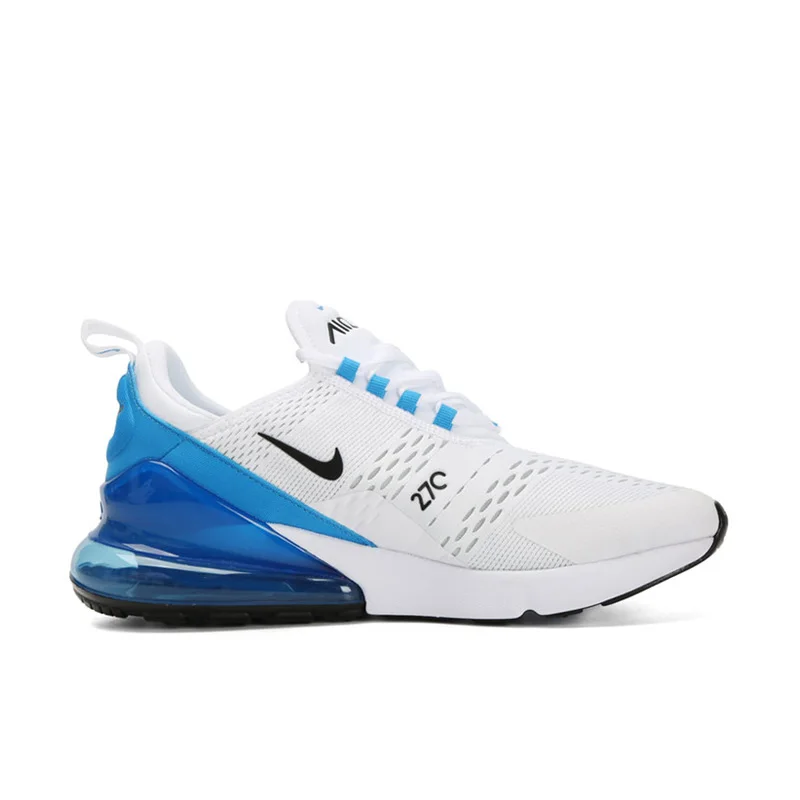 Оригинальные мужские кроссовки для бега Nike Air Max 270, удобные впитывающие Легкие дышащие кроссовки AH8050-110