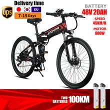 800W krajowy Standard elektryczny rower składany 48V10.4AH Iithium wspomagany rower górski biegi 26 cali Aldult Ebike