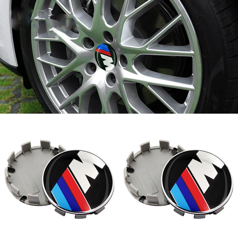 

4Pcs Car Tire Wheel Center Caps Car Hubcaps cover For bmw M Sticker X1 X3 X4 X5 X6 X7 e46 e90 f20 e60 e39 f10 Car accessories