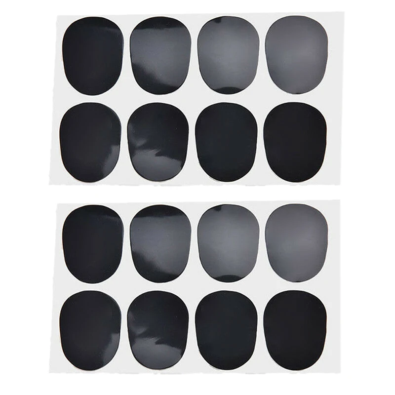 40Pcs Mouthpiece Patches for Alto and Tenor Saxophone and Clarinet Black Saxophone Mouth Pad Clarinet Mouthpiece Cushion 