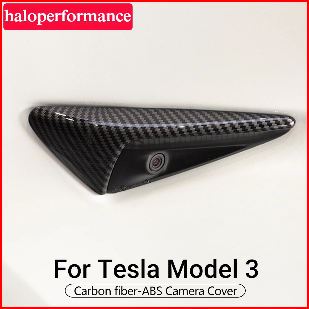 

Haloperformance Model3 Car Carbon Fiber Camera Cover For Tesla Model 3 Accessories Signal Indicator Cover Model Three Model S X