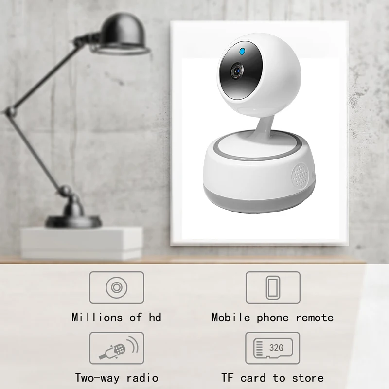 Full HD Беспроводная ip-камера Wifi IP CCTV камера Wifi мини Сетевая камера видеонаблюдения камера с функцией автоматического слежения ИК ночного видения