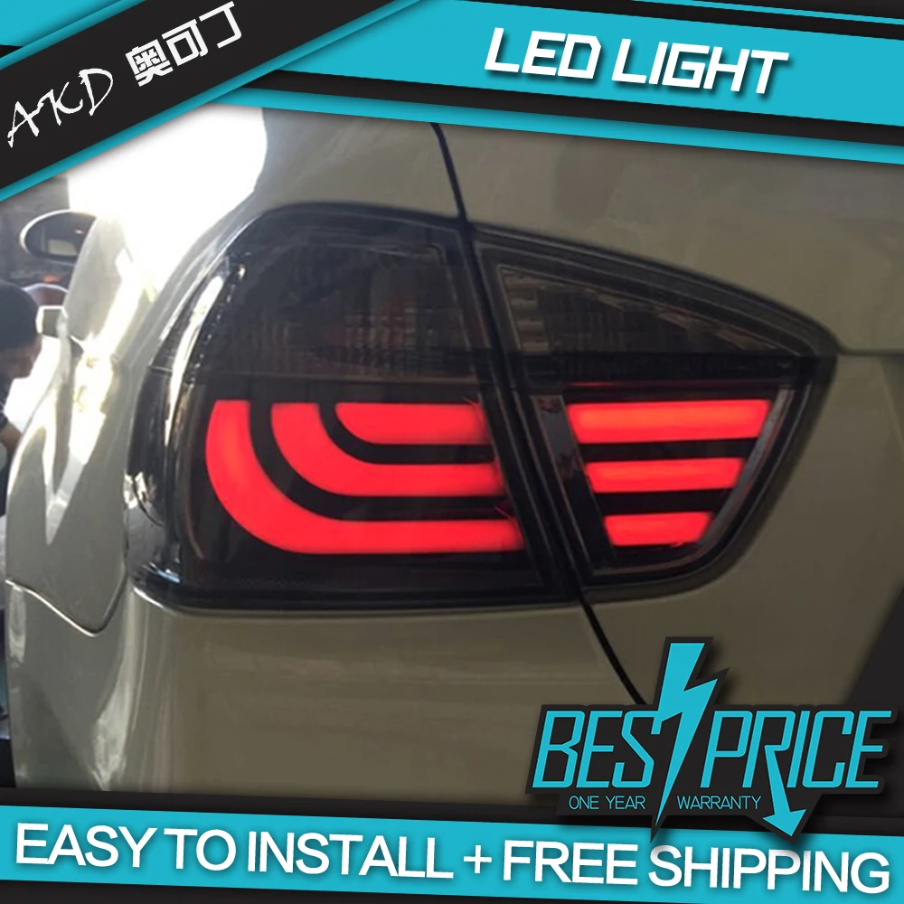 AKD Car Styling dla BMW E90 światła tylne 2005 2012 320i światło tylne