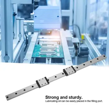 

LMLF18B-400-2R Miniature Linear Guide Slide Bearing Steel 400mm Linear Motion Guide CNC Carriage Accessories