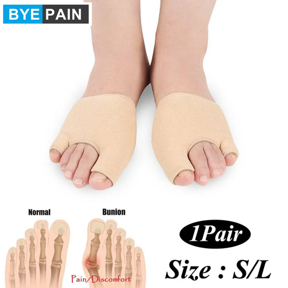 LACHT Hallux Valgus Bandage 2er Pack - Zehenseparator Mit Gel Schutz Für Damen
