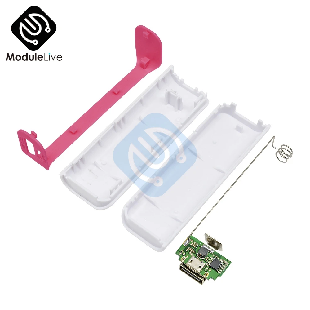 Блок питания DIY Kit коробка для хранения корпус Бесплатный сварочный костюм 1X18650 батарея 5V 1A USB Внешнее зарядное устройство для смартфона