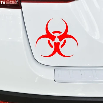 

Warning Biohazard Symbol Cartoon Graffiti Car Stickers Styling Bumper Cover Scratches Sunscreen Decal Car Decoration KK15*14cm