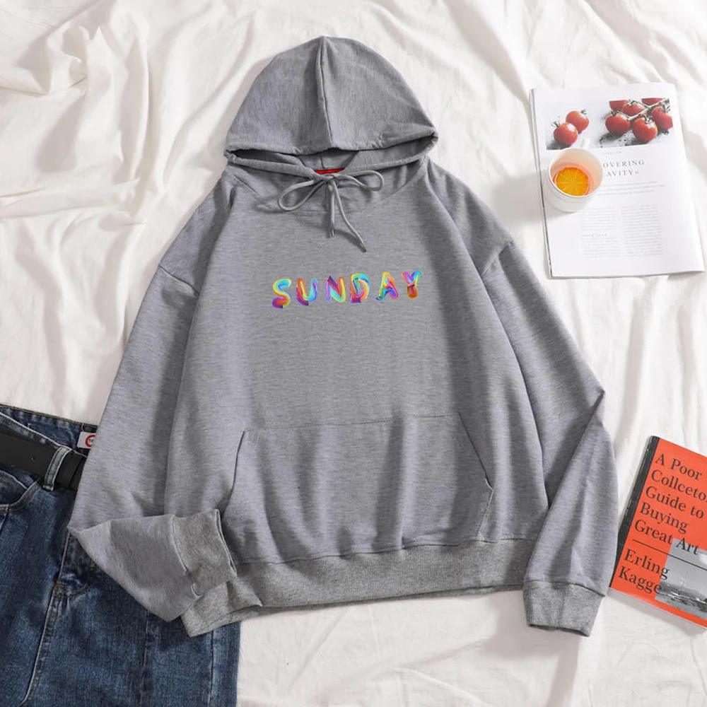 

Autumn Couple Loose Thin Cotton Harajuku Hoodies Letters Printing Sweatshirts Pullover Unisex Plus Size Trendy Long Sleeves Coat