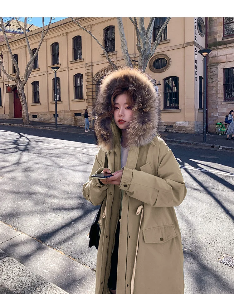 Одежда с хлопковой подкладкой для фотосессии, женская зимняя Толстая куртка с хлопковой подкладкой, стиль, рабочая одежда, хлопковое пальто, корейский стиль Loo